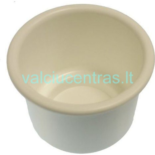 Plastikinis gėrimų laikiklis baltas/juodas